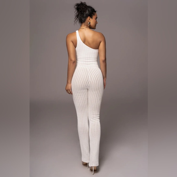 JLUX LABEL WHITE BETTER TOGETHER RIBBED PANTS - Picture 2 of 13